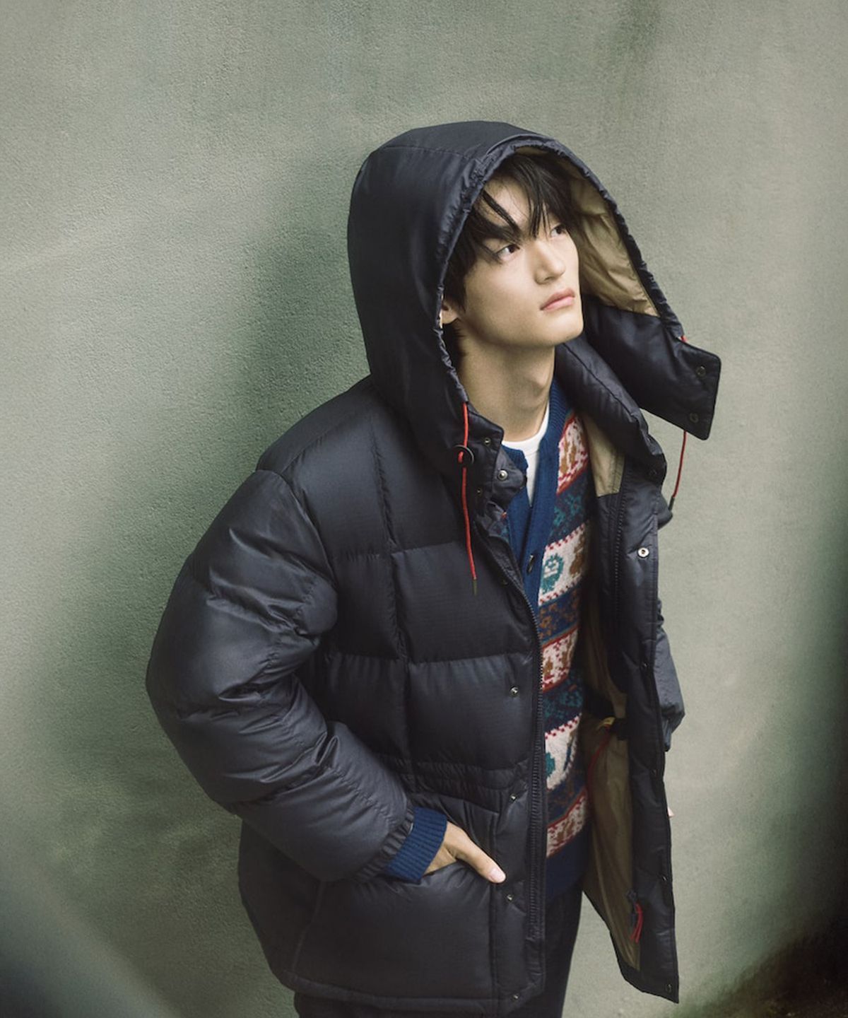 빈폴 멘(BEANPOLE MEN) 카라코람 구스다운 파카  네이비