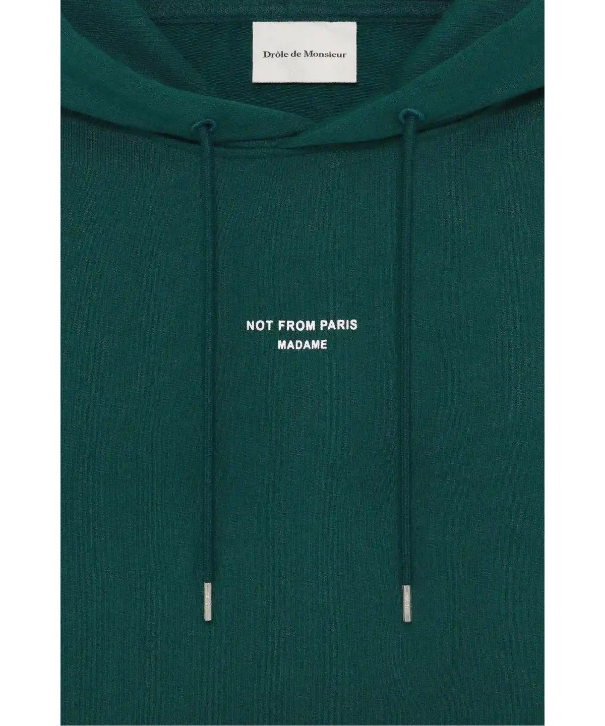 드롤드무슈(DROLE DE MONSIEUR) 클래식 포켓 슬로건 후디Le Hoodie Slogan Poche Classique D0THS26002GRD