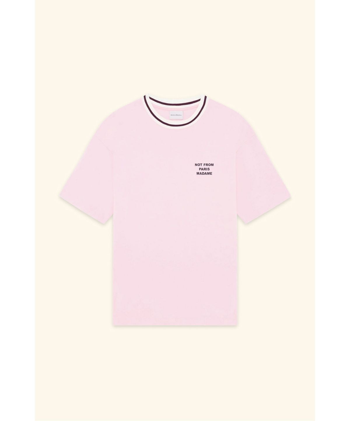 드롤드무슈(DROLE DE MONSIEUR) 스포츠 슬로건 티셔츠T-Shirt Slogan Sport D0TCS26205PIL