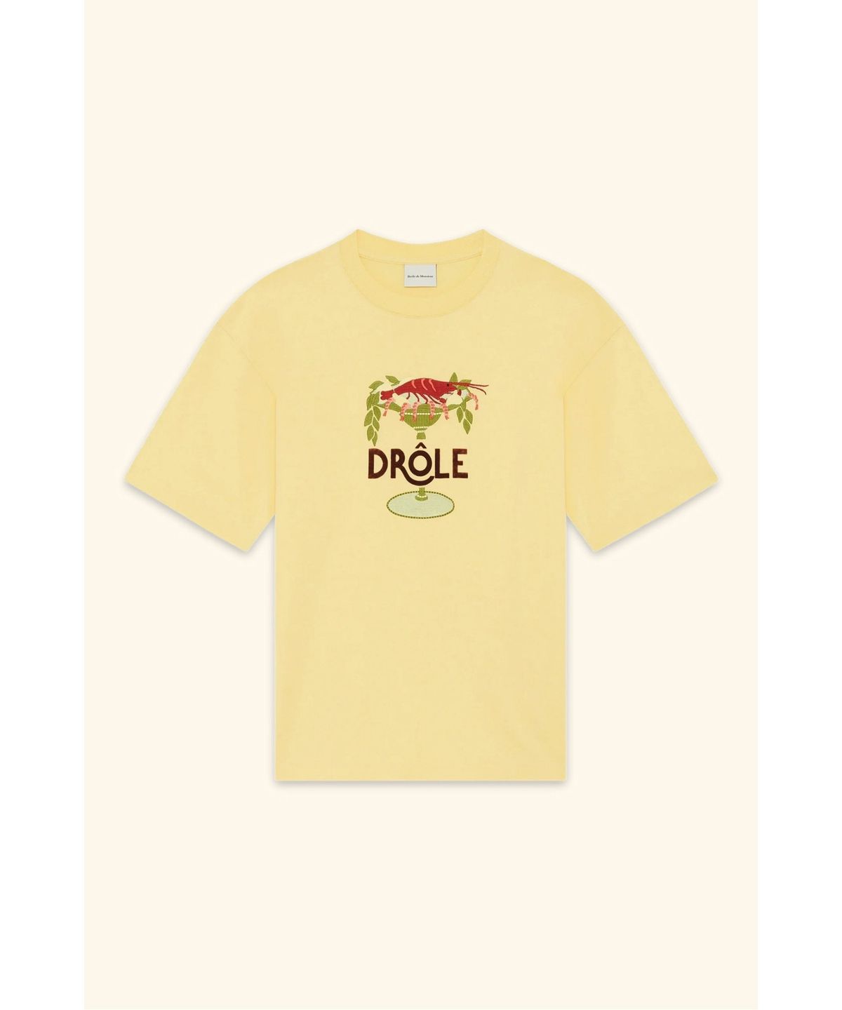 드롤드무슈(DROLE DE MONSIEUR) 랍스터 컵 티셔츠T-Shirt Lobster Cup D0TCS26200YEL