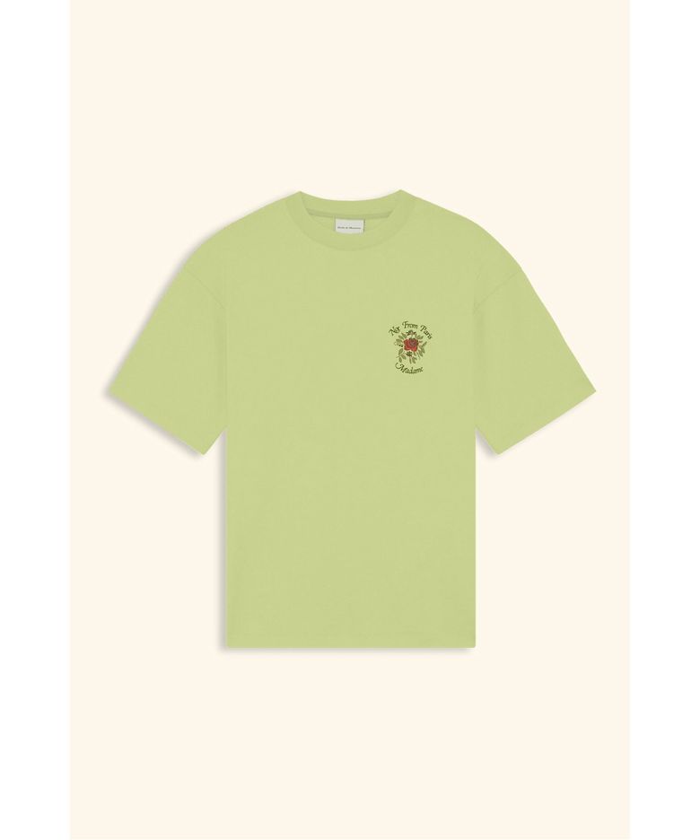 로즈 슬로건 티셔츠T-Shirt Slogan Rose D0TCS26203YGL