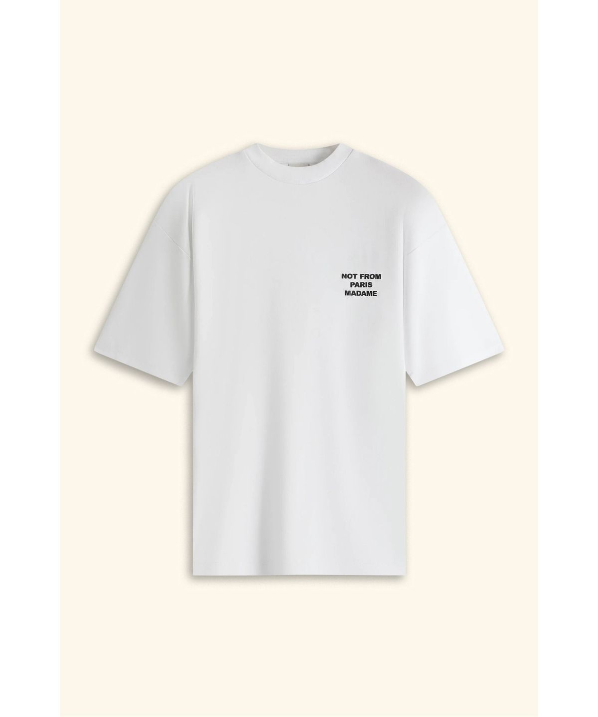 드롤드무슈(DROLE DE MONSIEUR) 슬로건 티셔츠Le T-Shirt Slogan D0TCS26001WHX