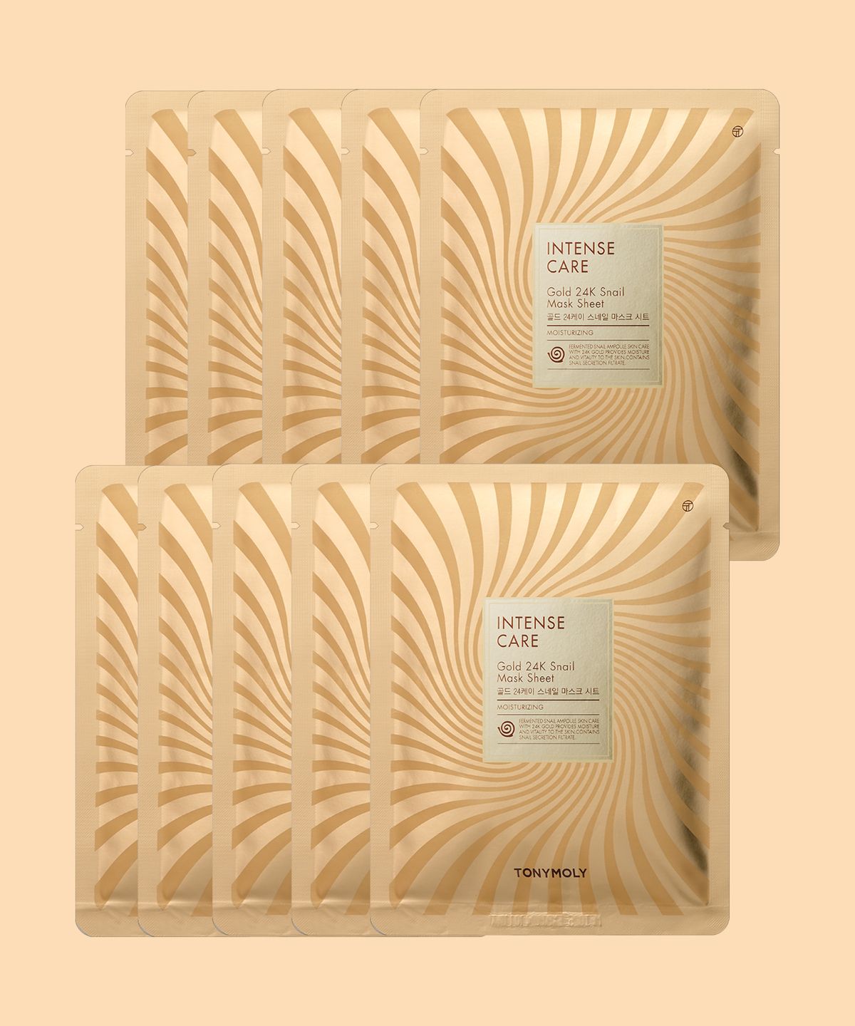 토니모리(TONYMOLY) [20pack]인텐스케어 골드24K 스네일 마스크 (10개입x2개)