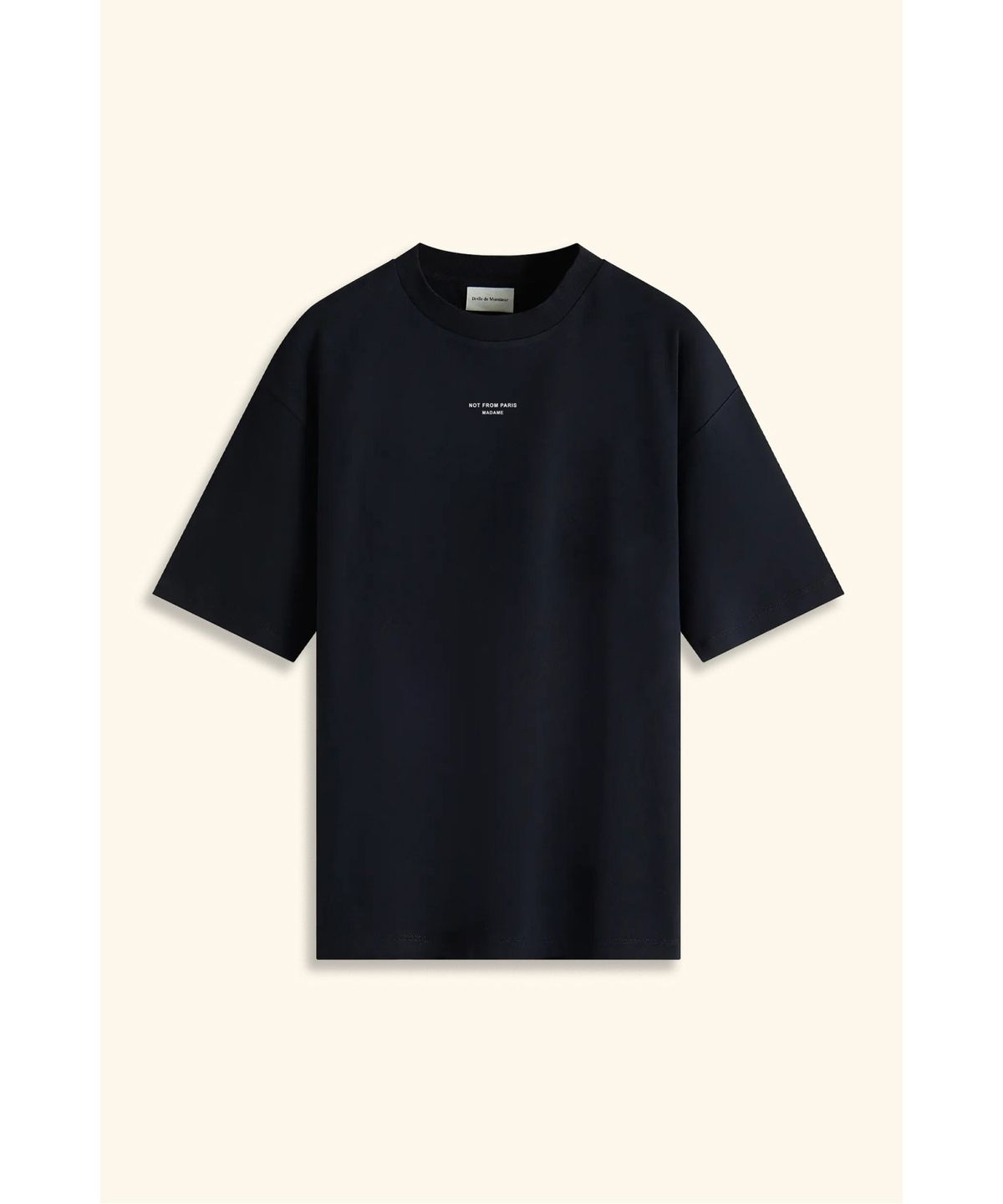 드롤드무슈(DROLE DE MONSIEUR) 클래식 슬로건 티셔츠Le T-Shirt Slogan Classique D0TCS26002BKX