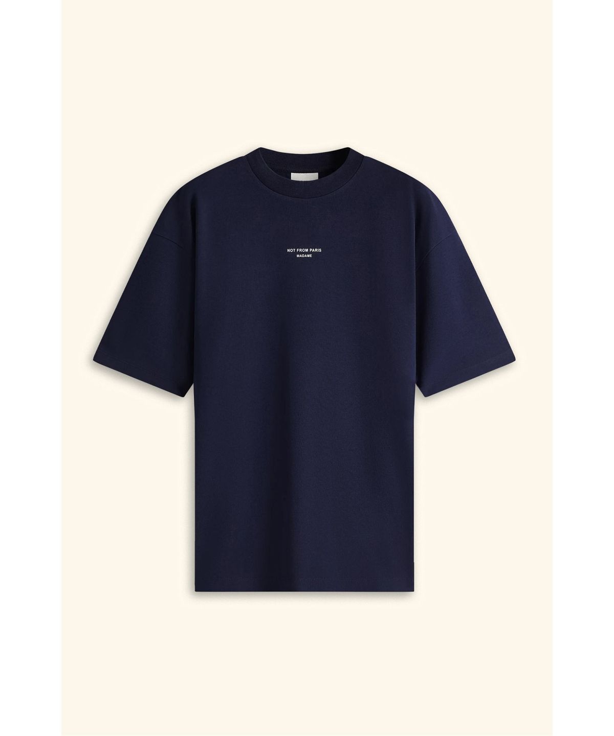 드롤드무슈(DROLE DE MONSIEUR) 클래식 슬로건 티셔츠Le T-Shirt Slogan Classique D0TCS26002NYX