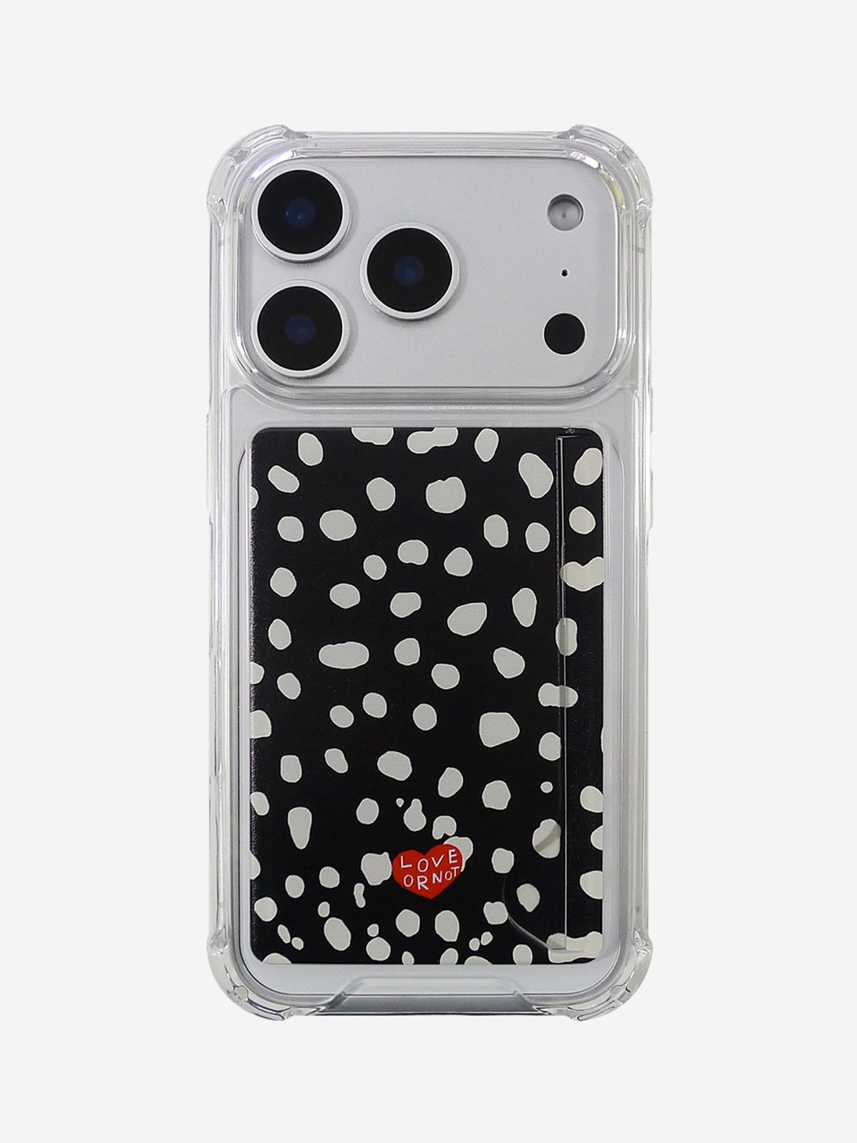 러브오낫(LOVE OR NOT) 카드탱크_Black Ray Card Tank Jell-Hard Phonecase