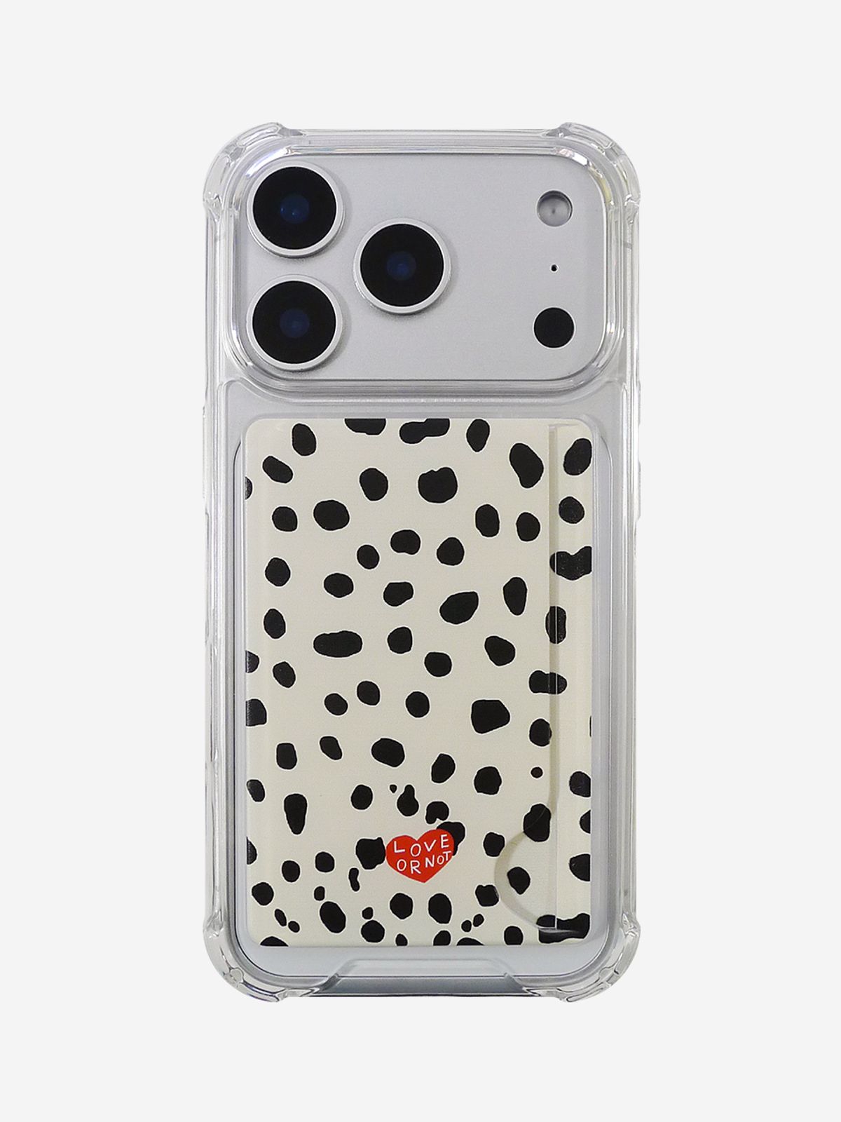 러브오낫(LOVE OR NOT) 카드탱크_Ivory Ray Card Tank Jell-Hard Phonecase