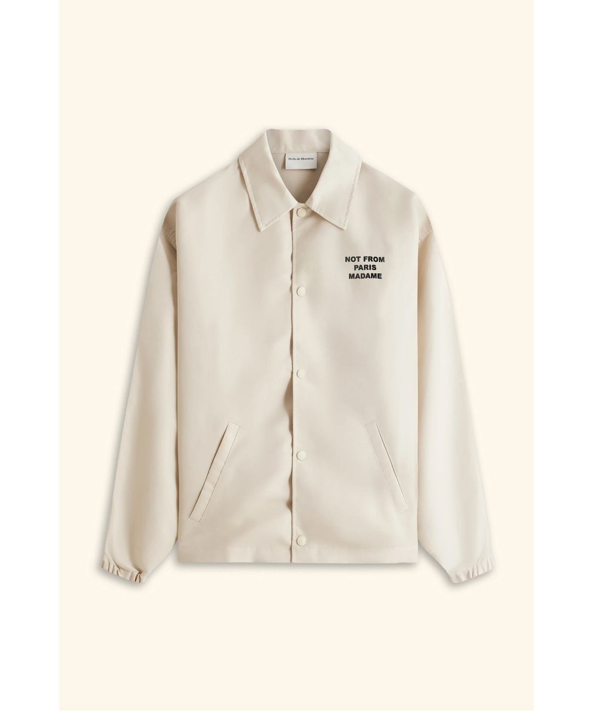 드롤드무슈(DROLE DE MONSIEUR) 슬로건 재킷La Veste Slogan D0JAS26001IVD