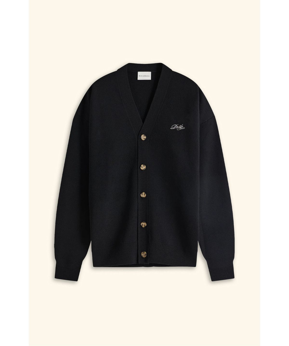 드롤드무슈(DROLE DE MONSIEUR) 드롤 가디건Le Cardigan Drole D0WCS26001BKX