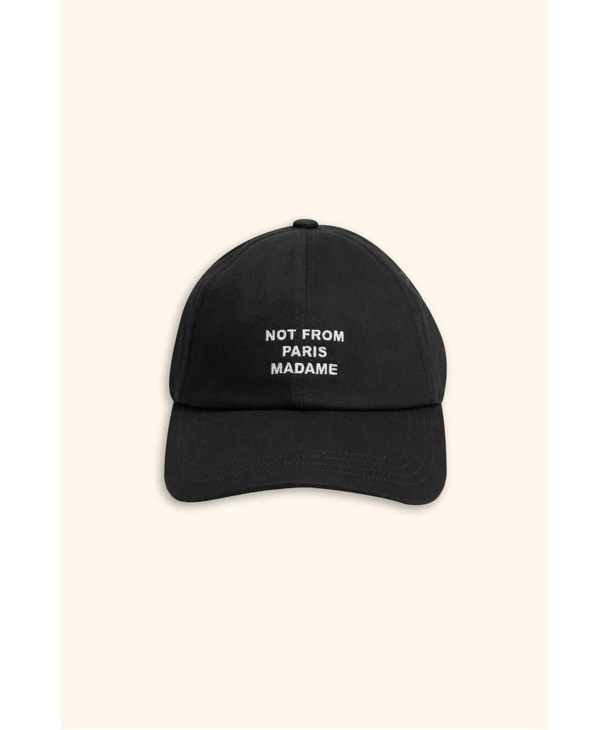드롤드무슈(DROLE DE MONSIEUR) 슬로건 캡La Casquette Slogan D4RAS26001BKX