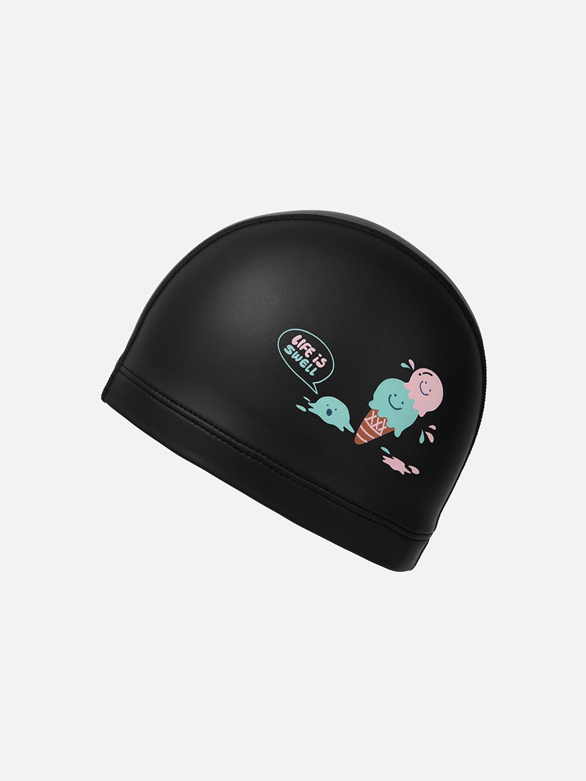 배럴(BARREL) 키즈 더블스쿱 실리콘 코팅 스윔 캡 블랙 (B6SKASC003BLK)