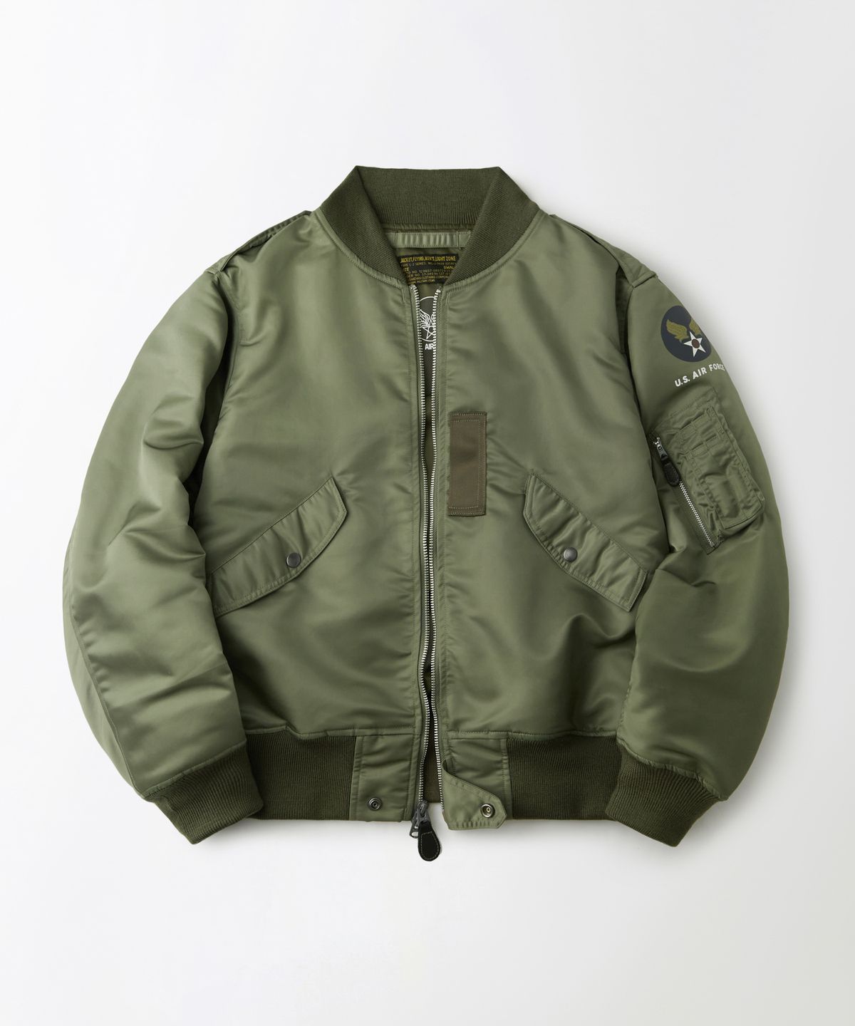 아웃스탠딩(OUTSTANDING) L-2B JACKET_OLIVE GREEN