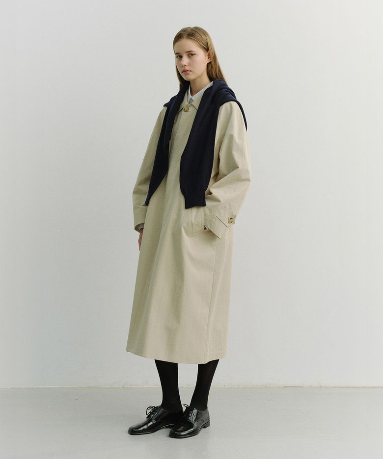 UNISEX REFINED MAC COAT_UDTR6A101_BEIGE