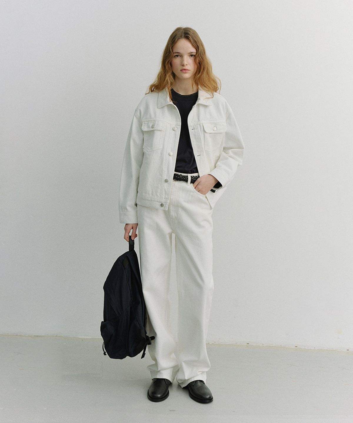 던스트(DUNST) LOOSE JEANS_UDPA6A205_ECRU