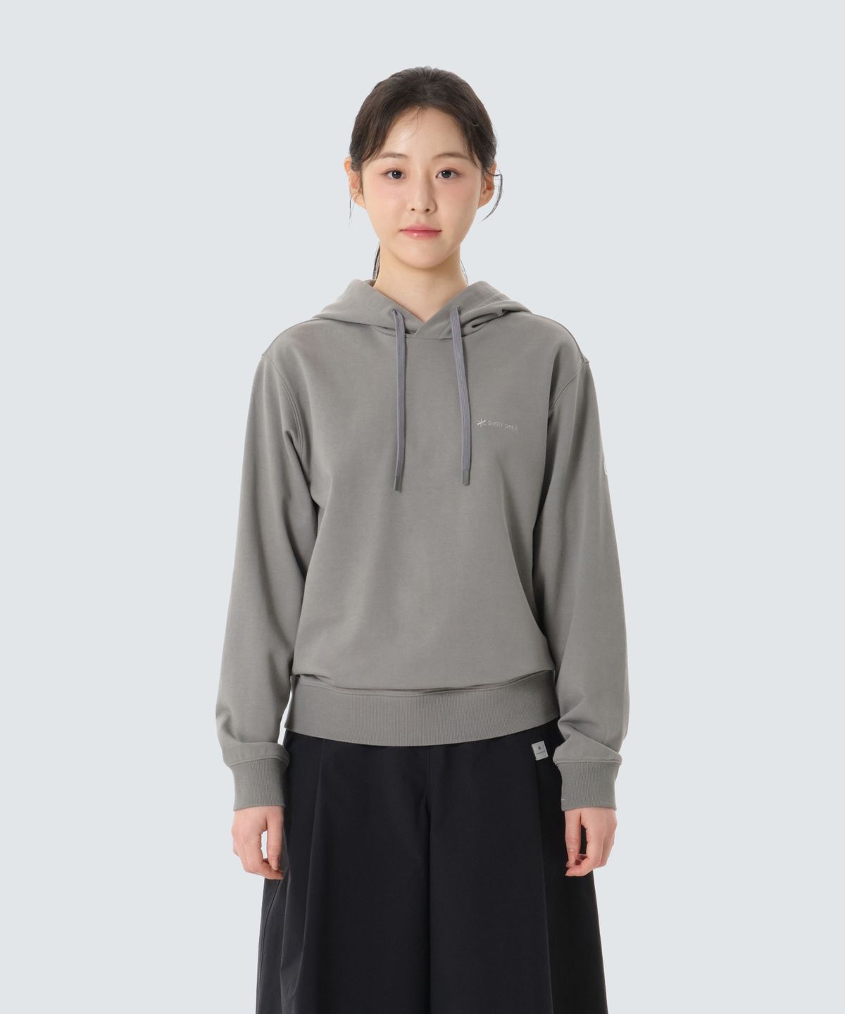 스노우피크 어패럴(SNOWPEAK APPAREL) 여성 후드 티셔츠 (S26SWFHD51) Light Khaki