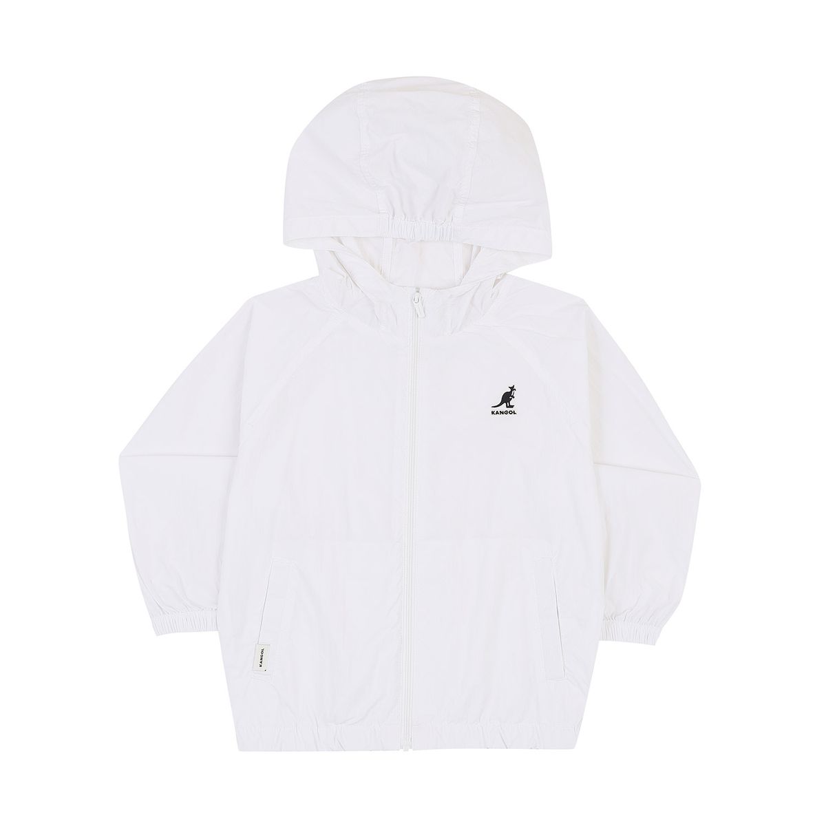 캉골키즈(KANGOL KIDS) 라이트 웨이트 후디드 윈드브레이커 SB 0002 화이트