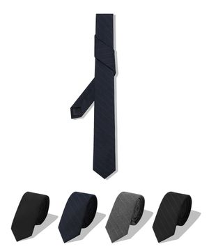 에센셜 슬림 타이_4color(솔리드/스트라이프)