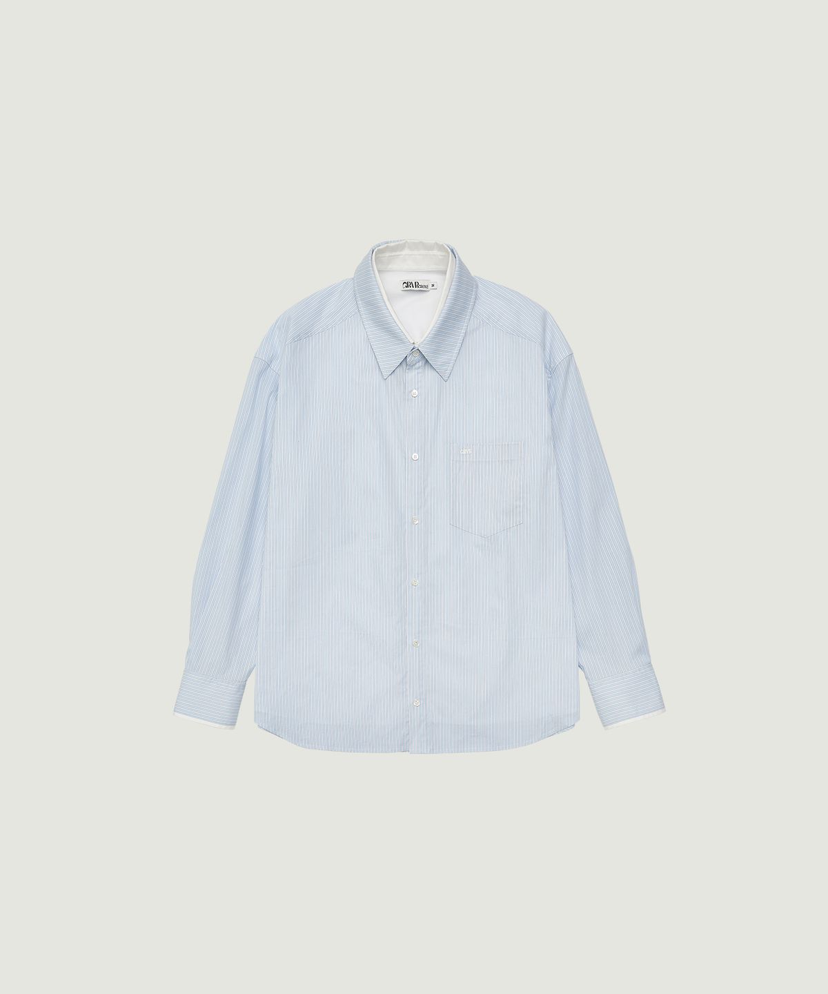 그로브(GROVE) SENA LAYERED SHIRT (LIGHT BLUE)
