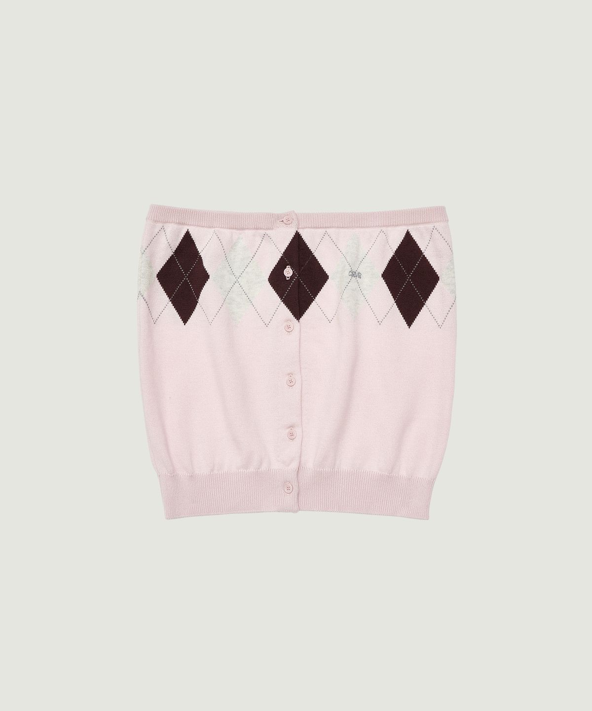 그로브(GROVE) VENI ARGYLE TUBE TOP (PINK)
