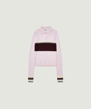VELIN COLLAR KNIT (PINK)
