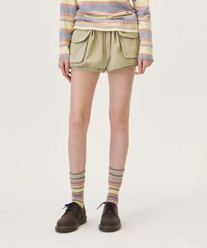 HUF POCKET SKIRT PANTS (BEIGE)