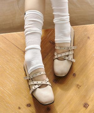 트리벨 플랫 빈티지 베이지