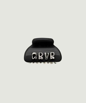 GRVR MINI HAIR CLIP (BLACK)