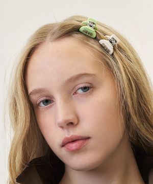 GRVR MINI HAIR CLIP (GREEN)