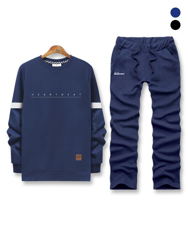 [SET] 렙링스 맨투맨 데일리 스웨트 트레이닝 세트