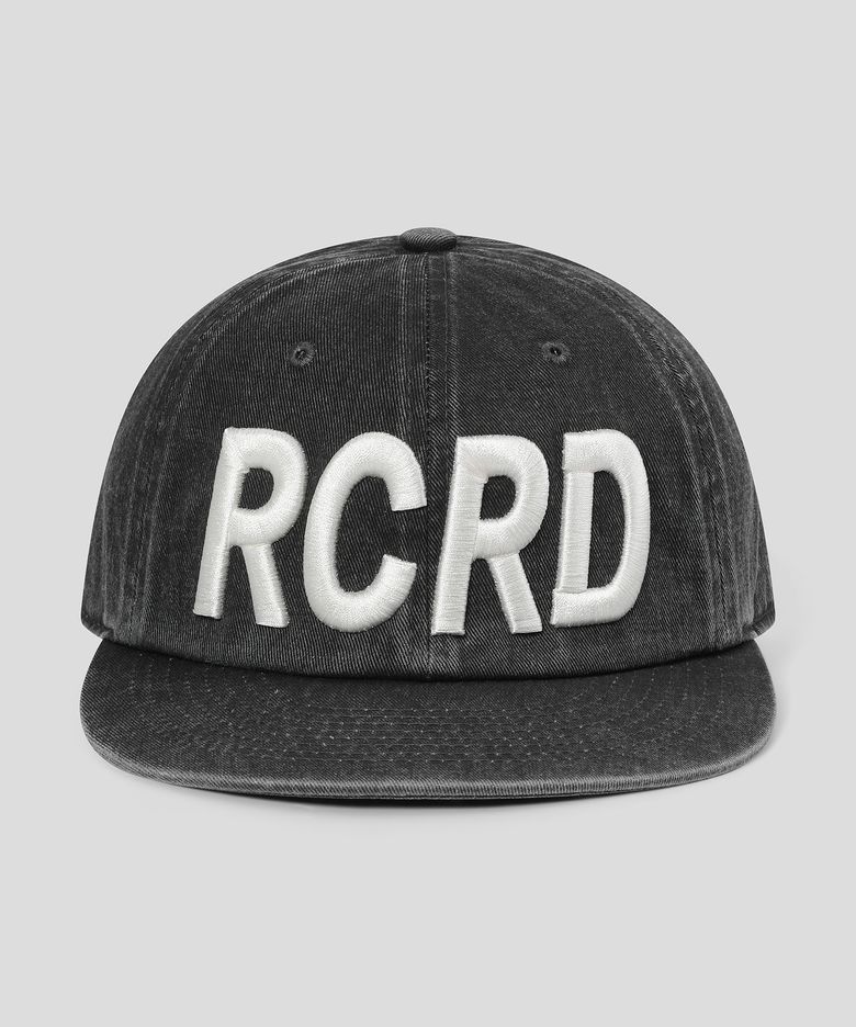 빈티지 워시드 RCRD 캡_챠콜