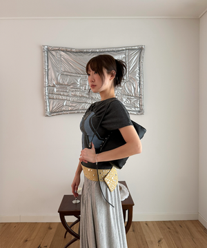 [잉화 PICK] 벨바 스터드 브릭백 레더 2color