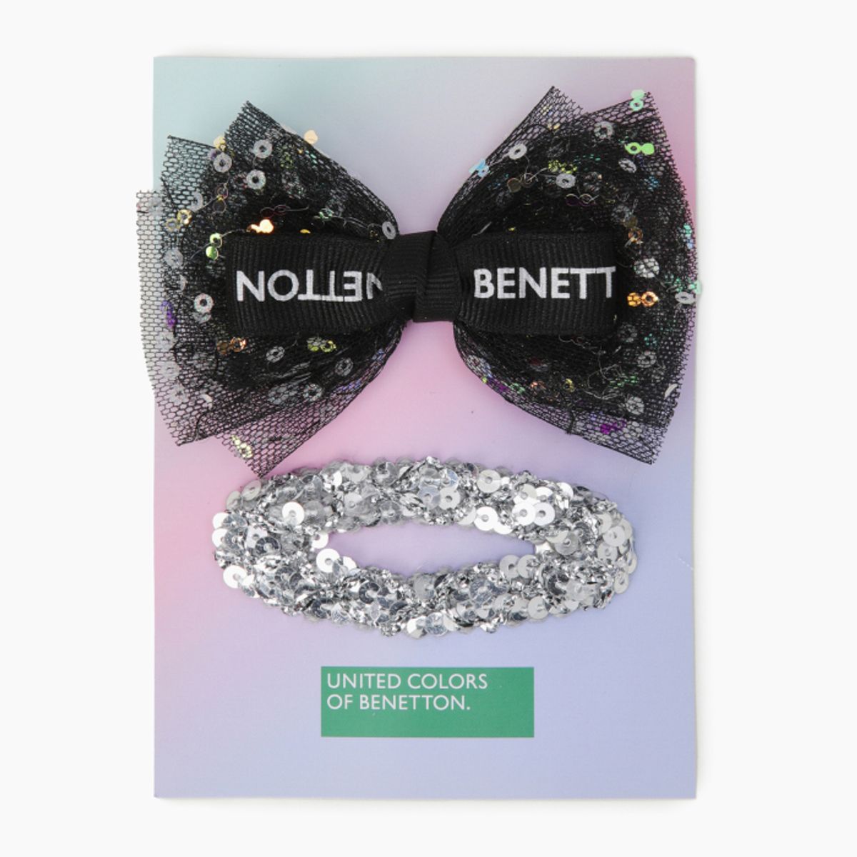 베네통키즈(BENETTONKIDS) 샤이니 투게더 헤어핀_QCET11611BK