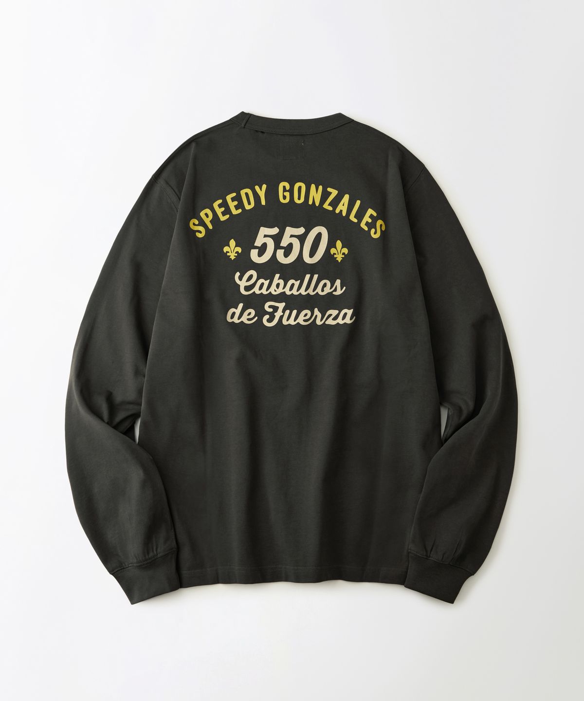 아웃스탠딩(OUTSTANDING) [LOONEY TUNES] LONG SLEEVE(SPEEDY GONZALES)_CHARCOAL
