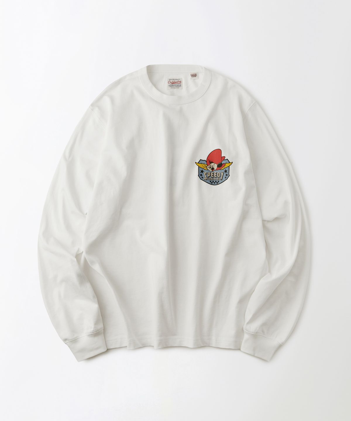 아웃스탠딩(OUTSTANDING) [LOONEY TUNES] LONG SLEEVE(SPEEDY GONZALES)_OFF WHITE