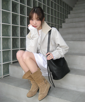 [잉화 PICK] 리나 투 벨티드 숄더백 레더 2color