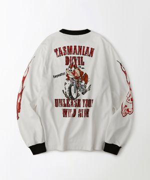 [LOONEY TUNES] LONG SLEEVE(TASMANIAN DEVIL)_OFF WHITE