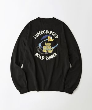 [LOONEY TUNES] LONG SLEEVE(ROAD RUNNER)_BLACK