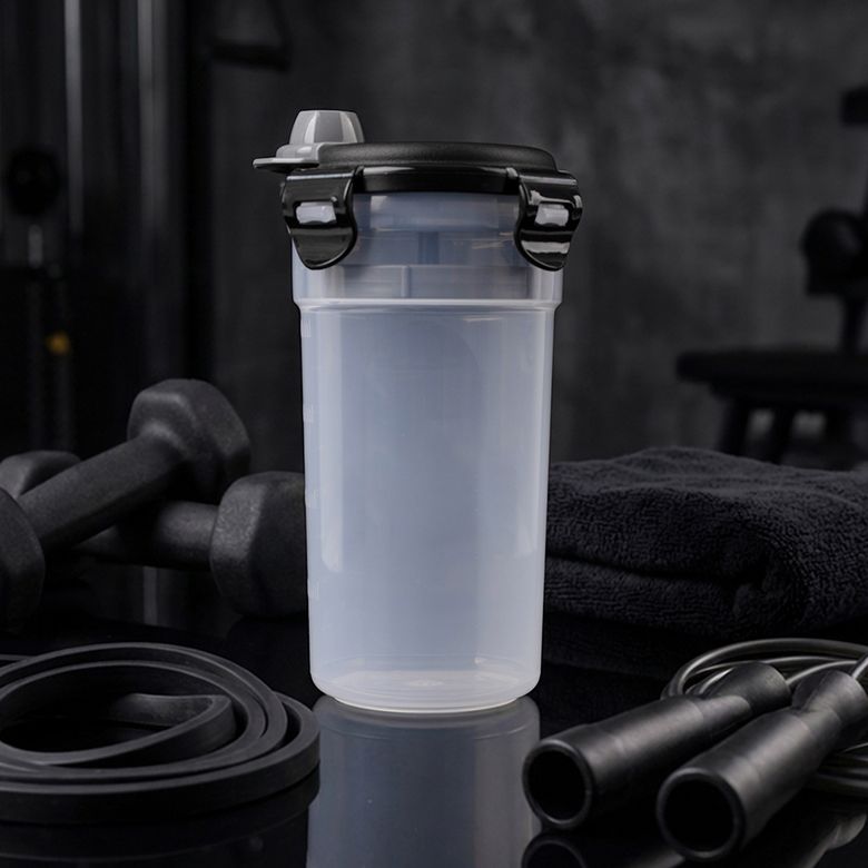 쉐이커보틀 500ml - 1개 PP 국산 분말 운동 인쇄 헬스 음료보틀