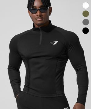 엑티브 컴프레션 테크핏 하프 집업_4color