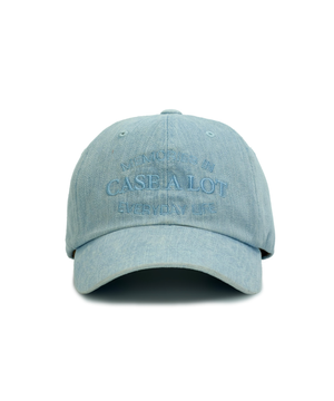 Denim washing ball cap - Sky blue
