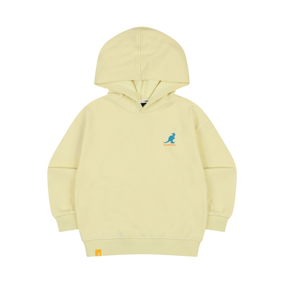 캉골키즈(KANGOL KIDS) 백 넘버 그래픽 후디 SA 0201 옐로우