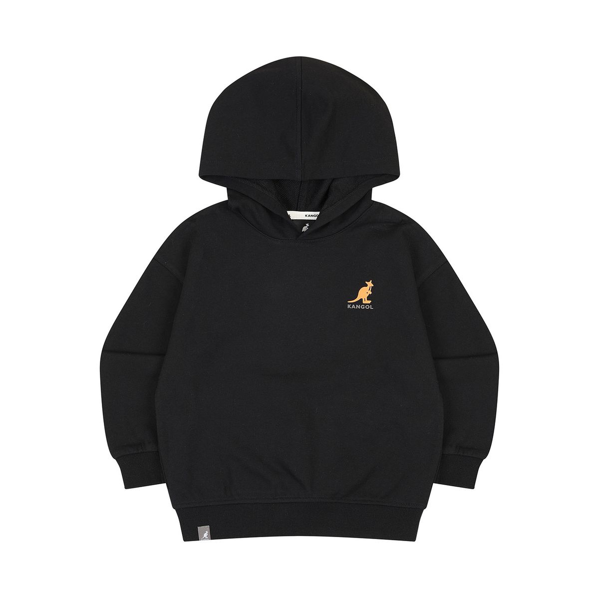 캉골키즈(KANGOL KIDS) 백 넘버 그래픽 후디 SA 0201 블랙