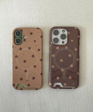 (S26 출시) peanut butter choco hard card case (+magsafe) 땅콩 버터 초코 카드 아이폰 갤럭시 맥세이프 하드 케이스