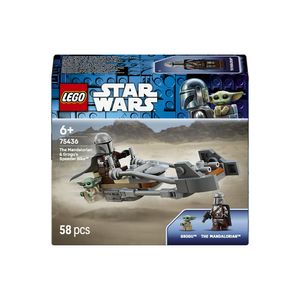레고 스타워즈 75436 만달로리안과 그로구의 바이크™ [레고공식]