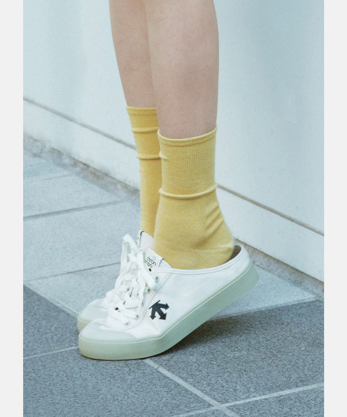 데상트(DESCENTE) 크론 뮬 블랙 베이지 SR123LSN31