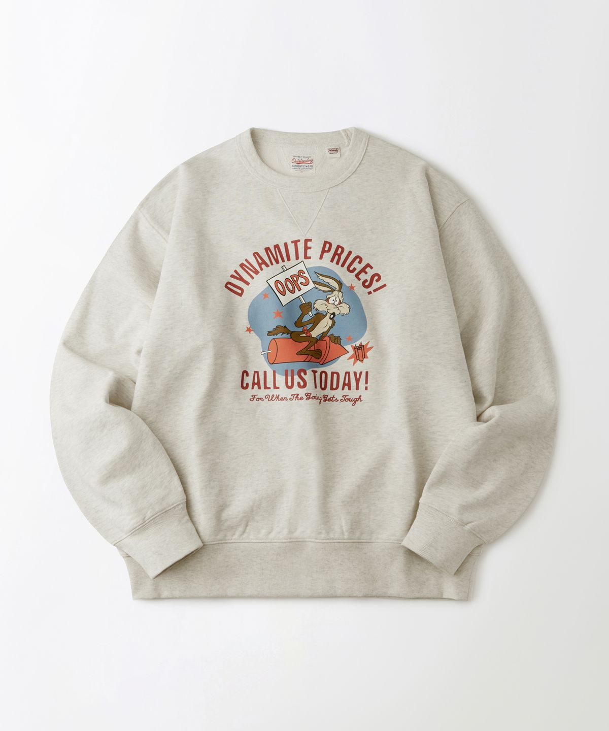 아웃스탠딩(OUTSTANDING) [LOONEY TUNES] SWEAT(DYNAMITE PRICES)_1%OATMEAL