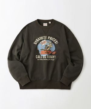 [LOONEY TUNES] SWEAT(DYNAMITE PRICES)_CHARCOAL