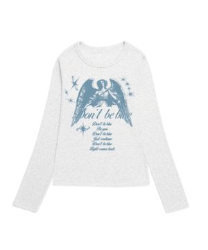 Dont be blue 슬림핏 롱슬리브