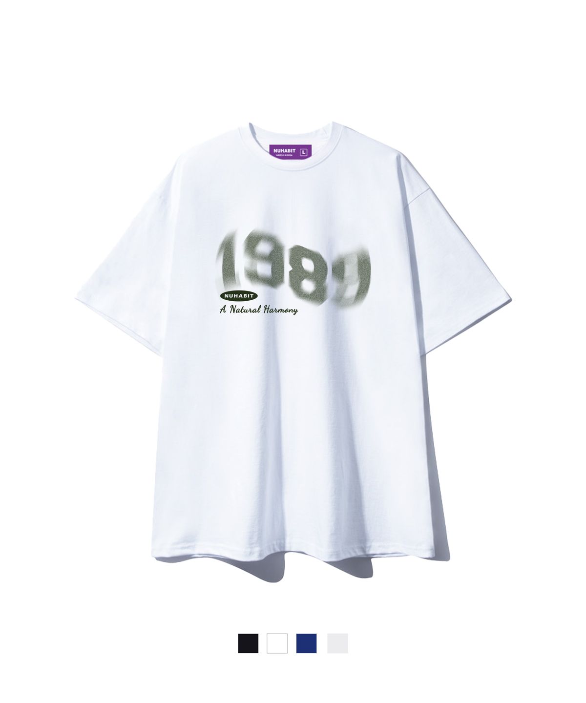 뉴해빗(NUHABIT) SLOW1989 오버핏 반팔 (SOS2-5NH1360)