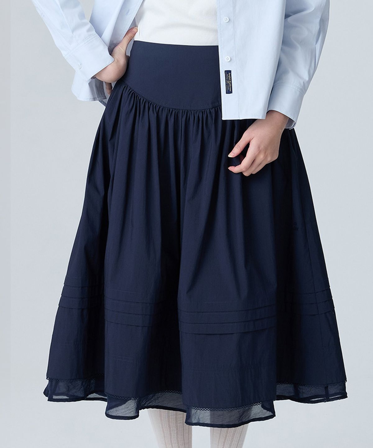 락피쉬웨더웨어(ROCKFISH WEATHERWEAR) COTTON FLARE SKIRT - 2 colors